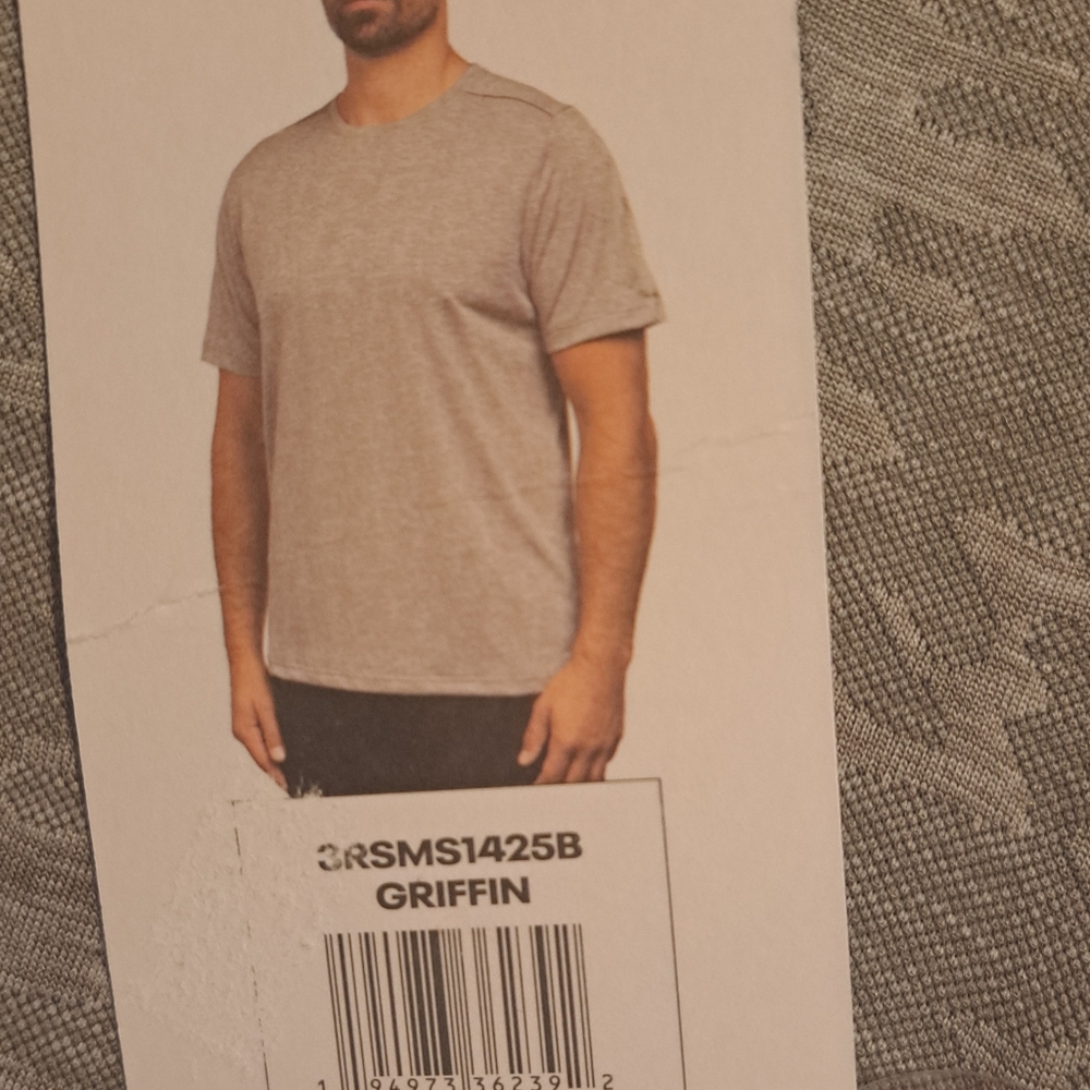 Gray Men's Reebok Griffin Shirt Size Small $Lions Gate SALE - Picture 3 of 4